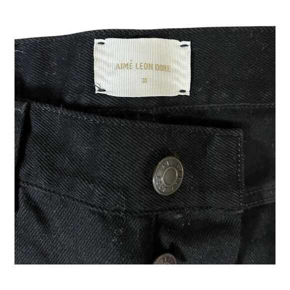 Aime Leon Dore Slim Jeans - 30 - Black - Made In Italy ALD - Picture 4 of 11